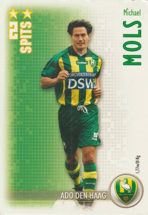 #16: Michael Mols (ADO Den Haag) Spits ** - Magic Box Int. All Stars Trading Card Game 2006/2007