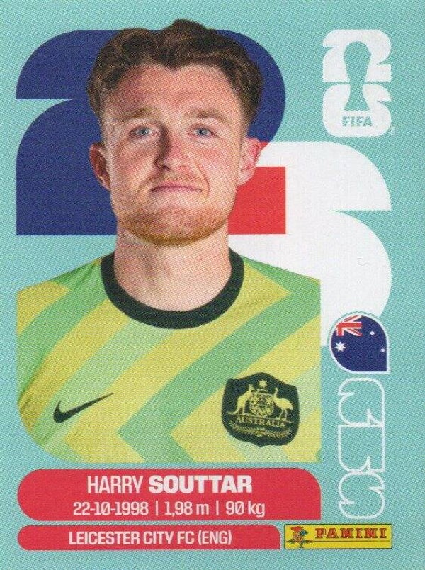 #AUS 4: Harry Souttar (Australia) - Panini FIFA World Cup 2026 Canada, USA, Mexico. Standaard Editie