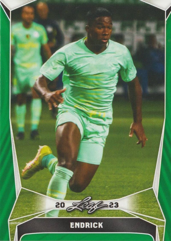 #B-3: Endrick (Palmeiras) Green - Leaf Trading Cards 2023