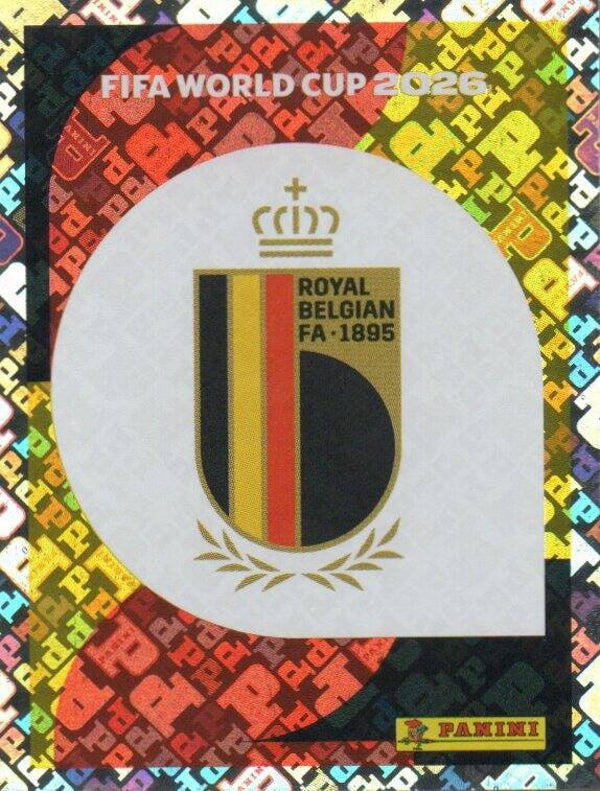 #BEL 1: Team Badge (Belgium) - Panini FIFA World Cup 2026 Canada, USA, Mexico. Standaard Editie