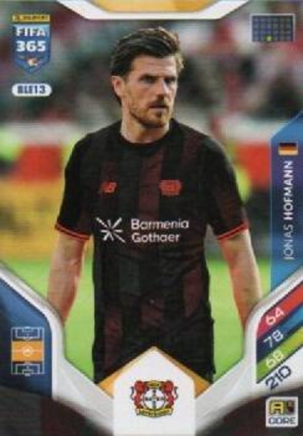 #BLE13: Jonas Hofmann (Bayer Leverkussen) - Panini FIFA 365 Adrenalyn XL - World Top Clubs 2026