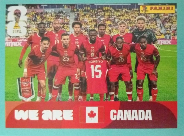 #CAN 13: Teamfoto (Canada) - Panini FIFA World Cup 2026 Canada, USA, Mexico. Standaard Editie