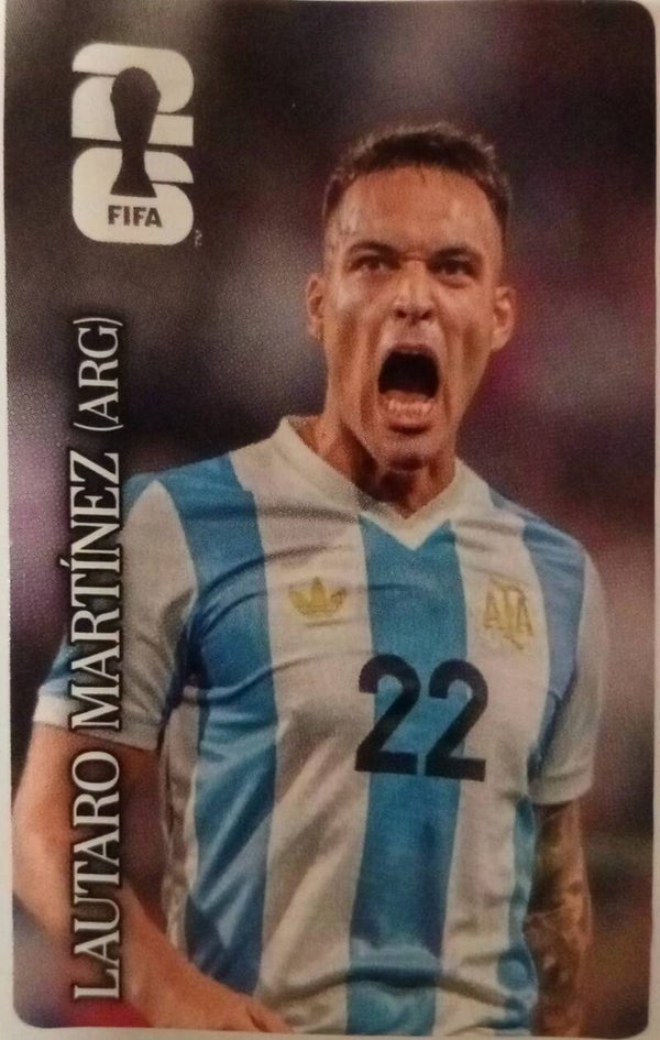 #CC 10: Lautaro Martínez (Argentina) - Panini FIFA World Cup 2026 Canada, USA, Mexico. Standaard Editie