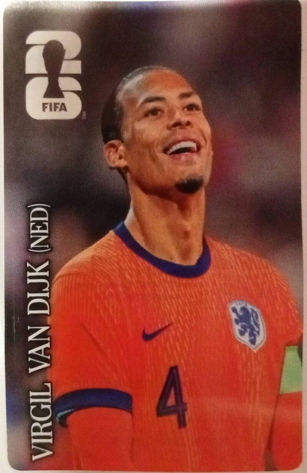 #CC 6: Virgil van Dijk (The Netherlands) - Panini FIFA World Cup 2026 Canada, USA, Mexico. Standaard Editie