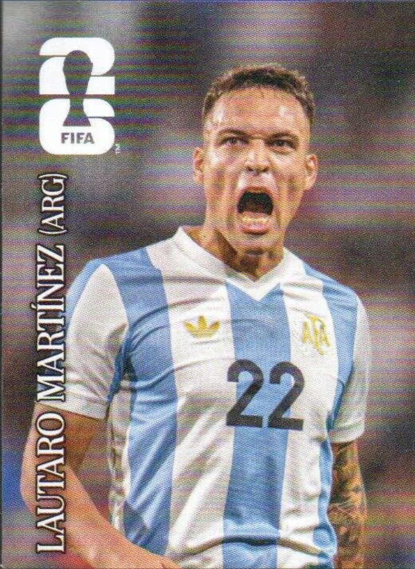 #CC14: Lautaro Martínez (Argentina) - Panini FIFA World Cup 2026 Canada, USA, Mexico. Latin America Editie