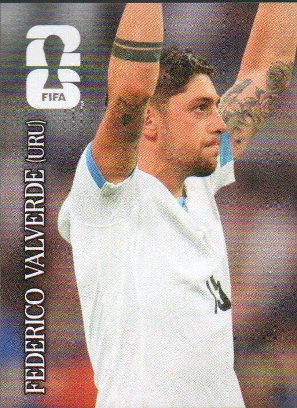 #CC6: Federico Valverde (Uruguay) - Panini FIFA World Cup 2026 Canada, USA, Mexico. Latin America Editie