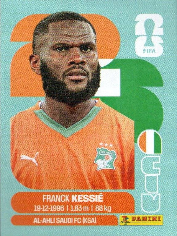 #CIV 10: Franck Kessié (Ivory Coast) - Panini FIFA World Cup 2026 Canada, USA, Mexico. Standaard Editie