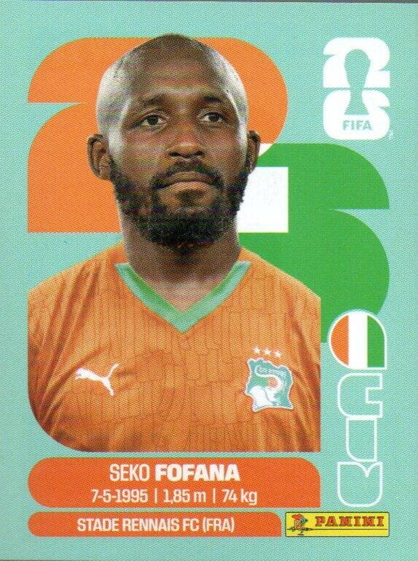 #CIV 11: Seko Fofana (Ivory Coast) - Panini FIFA World Cup 2026 Canada, USA, Mexico. Standaard Editie