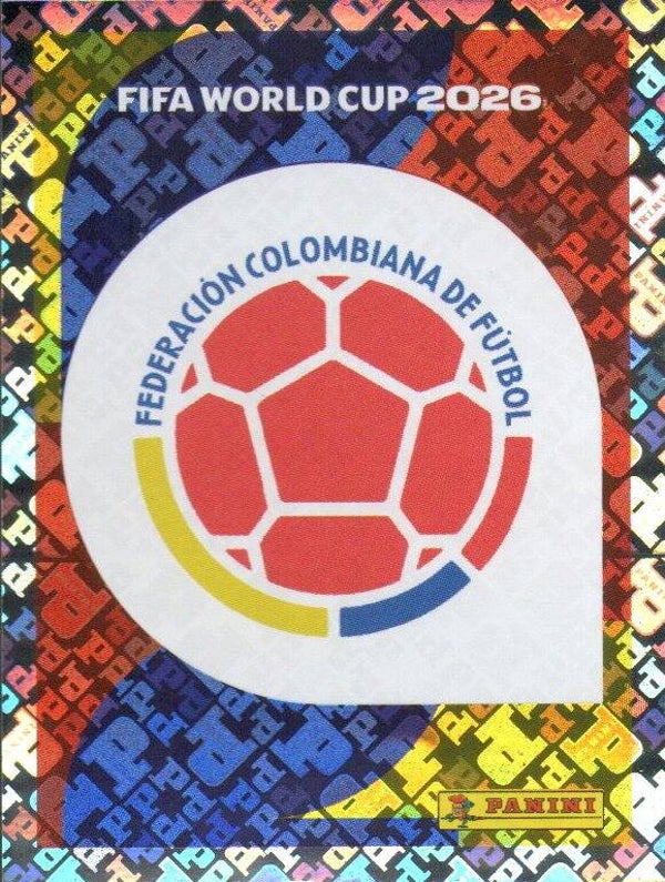 #COL 1: Team Badge (Colombia) - Panini FIFA World Cup 2026 Canada, USA, Mexico. Standaard Editie