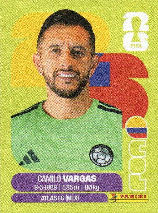 #COL 2: Camilo Vargas (Colombia) - Panini FIFA World Cup 2026 Canada, USA, Mexico. United Editie