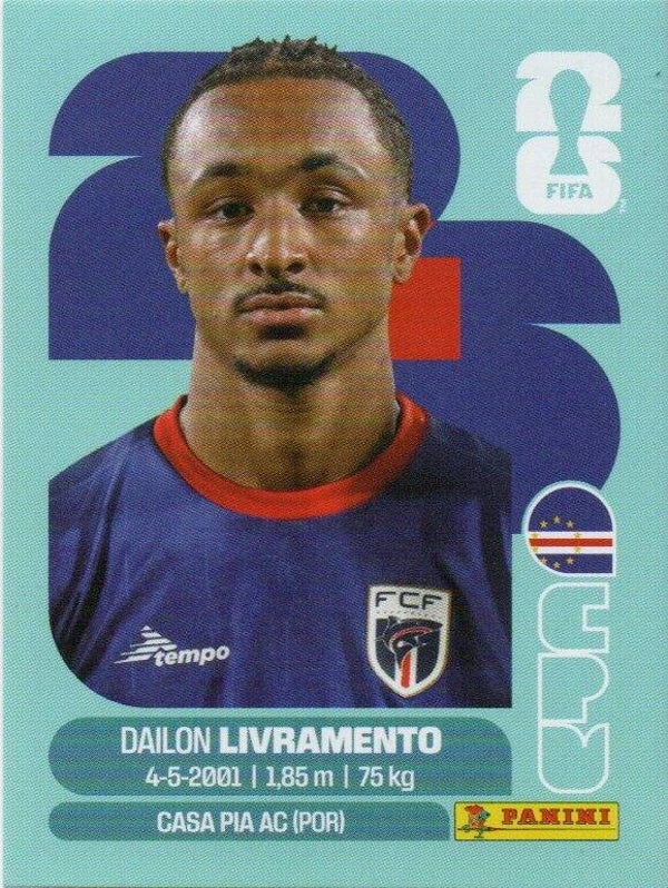 #CPV 18: Dailon Livramento (Cape Verde) - Panini FIFA World Cup 2026 Canada, USA, Mexico. Standaard Editie
