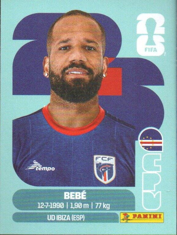 #CPV 20: Bebé (Cape Verde) - Panini FIFA World Cup 2026 Canada, USA, Mexico. Standaard Editie
