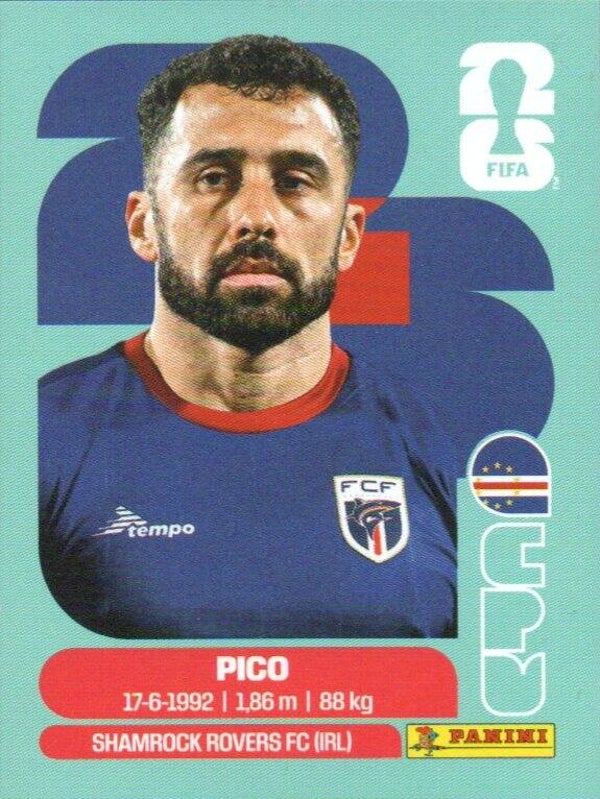 #CPV 4: Pico (Cape Verde) - Panini FIFA World Cup 2026 Canada, USA, Mexico. Standaard Editie