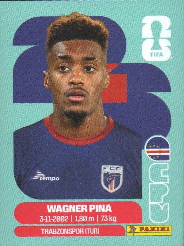 #CPV 7: Wagner Pina (Cape Verde) - Panini FIFA World Cup 2026 Canada, USA, Mexico. Standaard Editie