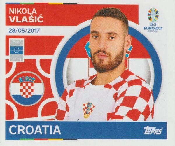 #CRO-18: NIKOLA VLASIC (CROATIA) - TOPPS UEFA EURO 2024 GERMANY