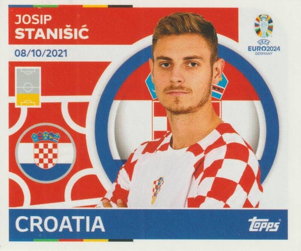 #CRO-5: JOSIP STANISIC (CROATIA) - TOPPS UEFA EURO 2024 GERMANY