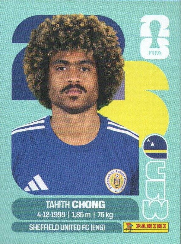 #CUW 14: Tahith Chong (Curaçao) - Panini FIFA World Cup 2026 Canada, USA, Mexico. Standaard Editie
