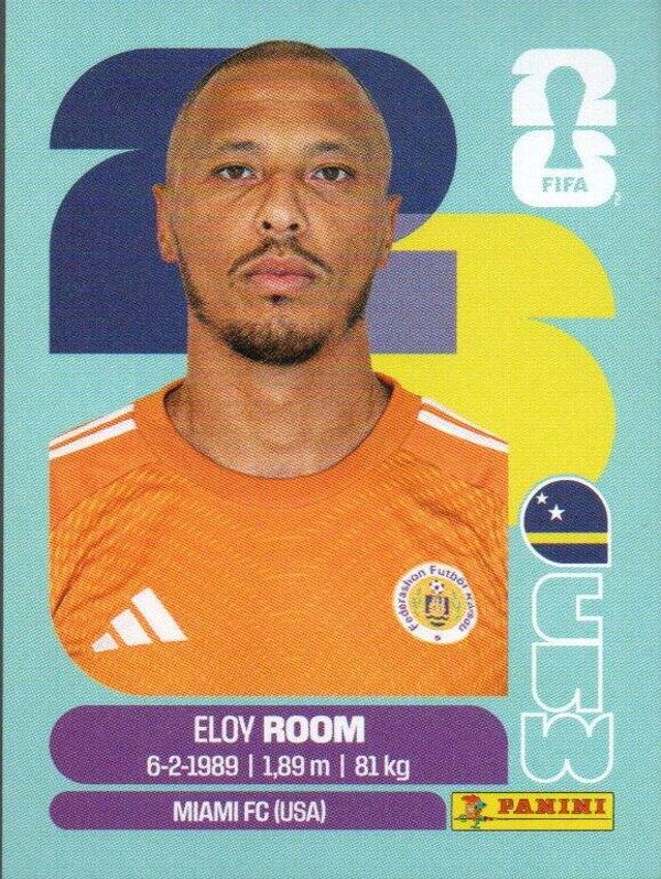 #CUW 2: Eloy Room (Curaçao) - Panini FIFA World Cup 2026 Canada, USA, Mexico. Standaard Editie