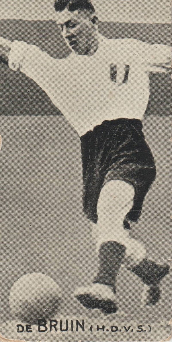 de Bruin (Hermes D.V.S.) - Tiktak Voetbalfoto's & andere sporten 1933