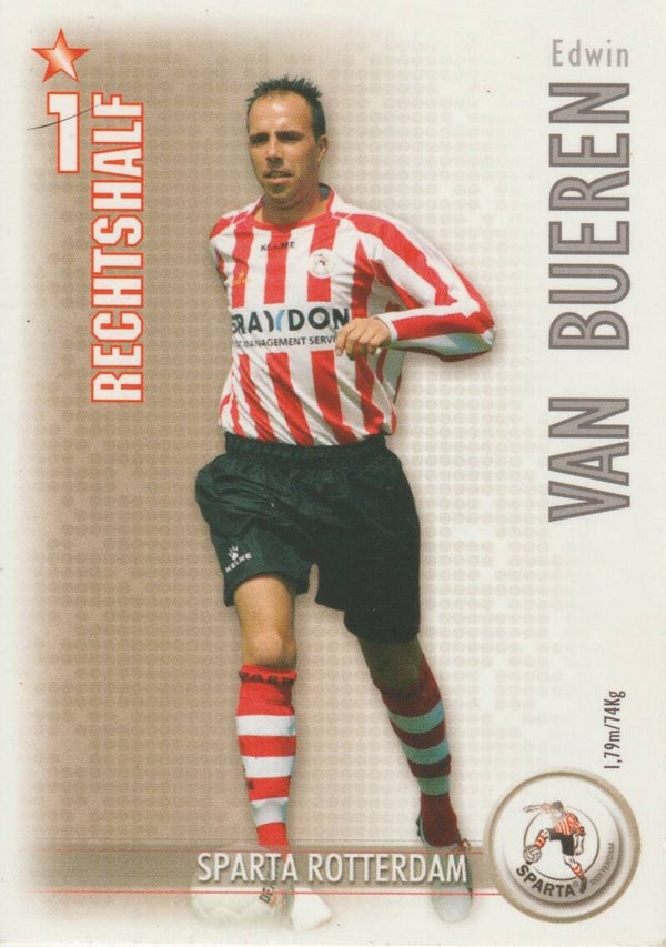 #244: Edwin van Bueren (Sparta) - Magic Box Int. All Stars Trading Card Game, seizoen 2006/2007