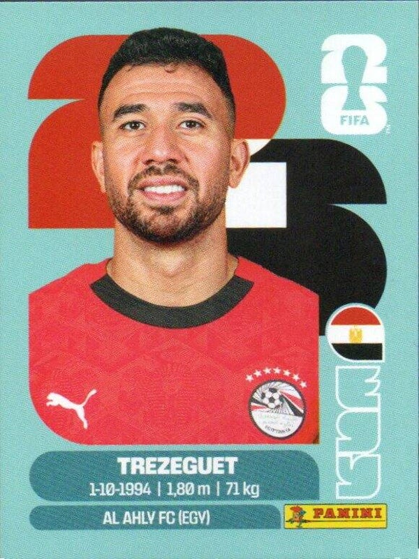 #EGY 19: Trezeguet (Egypt) - Panini FIFA World Cup 2026 Canada, USA, Mexico. Standaard Editie