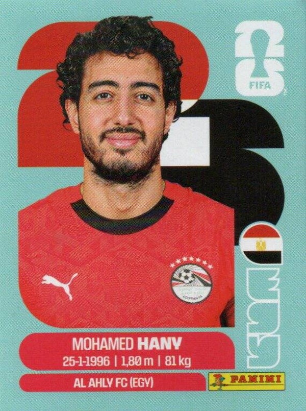 #EGY 3: Mohamed Hany (Egypt) - Panini FIFA World Cup 2026 Canada, USA, Mexico. Standaard Editie