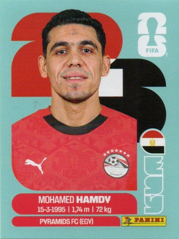 #EGY 4: Mohamed Hamdy (Egypt) - Panini FIFA World Cup 2026 Canada, USA, Mexico. Standaard Editie