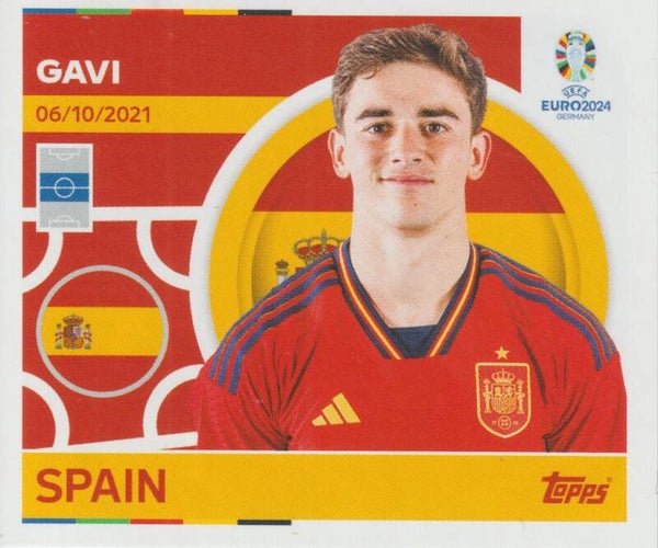 #ESP-11: GAVI (SPAIN) - TOPPS UEFA EURO 2024 GERMANY