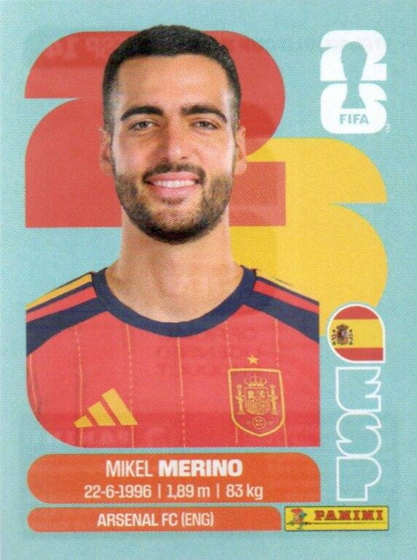 #ESP 14: Mikel Merino (Spain) - Panini FIFA World Cup 2026 Canada, USA, Mexico. Standaard Editie