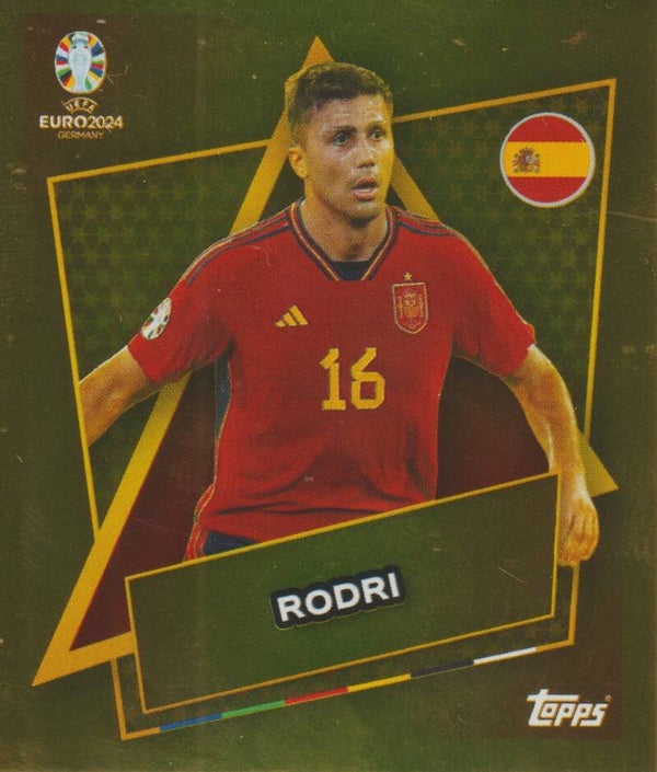 #ESP-SP: RODRI (SPAIN) - TOPPS UEFA EURO 2024 GERMANY