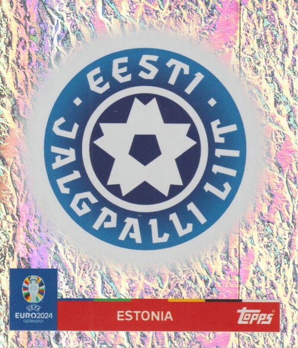 #EST-1: EMBLEM ESTONIA - TOPPS UEFA EURO 2024 GERMANY
