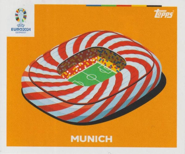 #EURO-9: STADION MUNICH - TOPPS UEFA EURO 2024 GERMANY