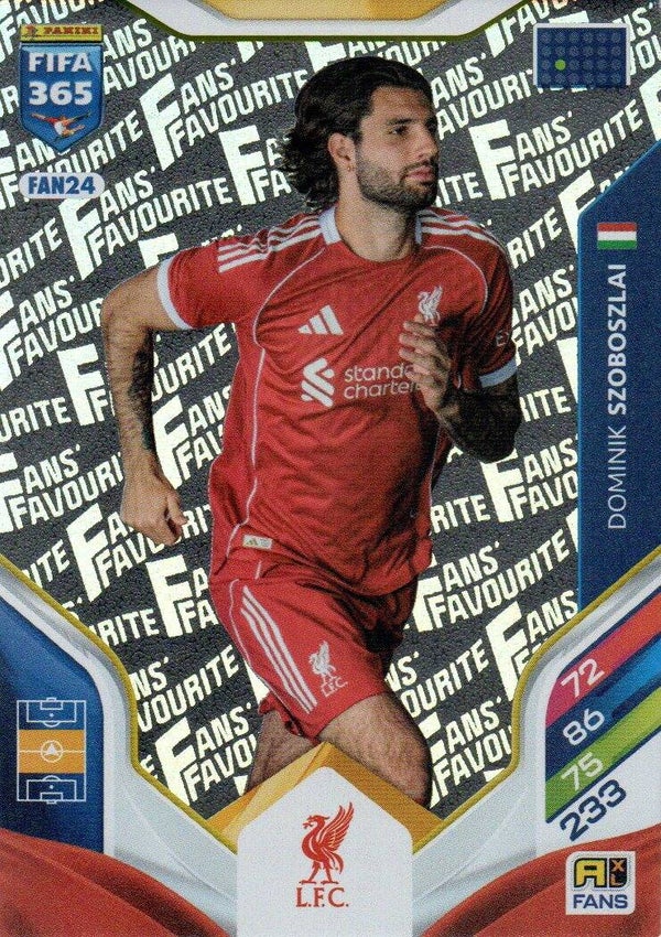 #FAN24: Dominik Szoboszlai (Liverpool FC) - Panini FIFA 365 Adrenalyn XL - World Top Clubs 2026
