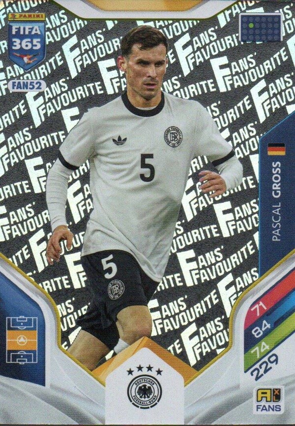 #FAN52: Pascal Gross (Germany) - Panini FIFA 365 Adrenalyn XL - World Top Clubs 2026