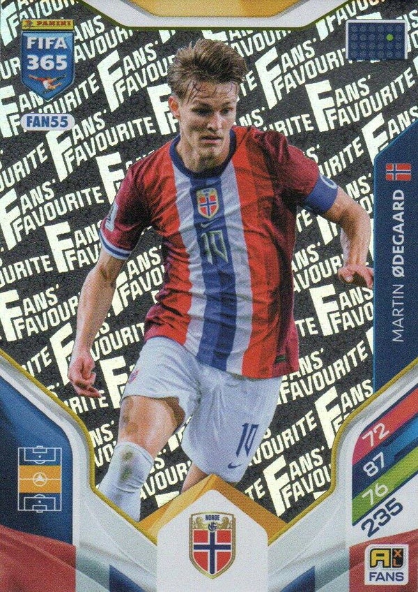 #FAN55: Martin Odegaard (Norway) - Panini FIFA 365 Adrenalyn XL - World Top Clubs 2026