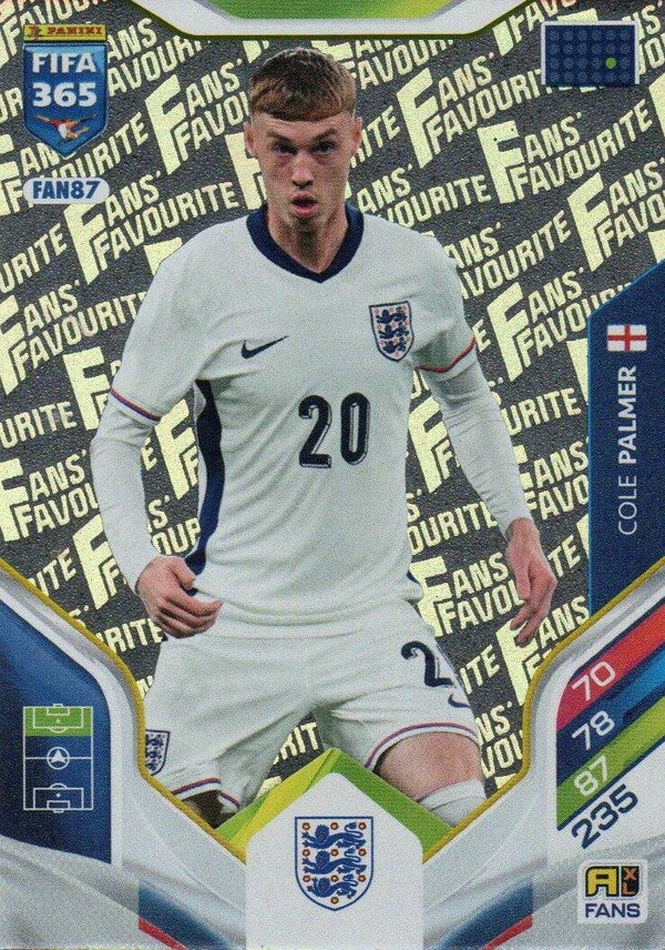 #FAN87: Cole Palmer (England) - Panini FIFA 365 Adrenalyn XL - World Top Clubs 2026