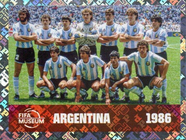 #FWC 14: FIFA Museum: Argentina (Teamfoto, 1986) - Panini FIFA World Cup 2026 Canada, USA, Mexico. Standaard Editie