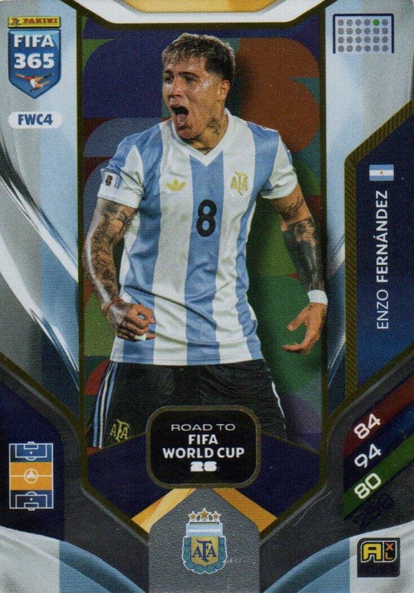 #FWC4: Enzo fernández (Argentina) - Panini FIFA 365 Adrenalyn XL - World Top Clubs 2026