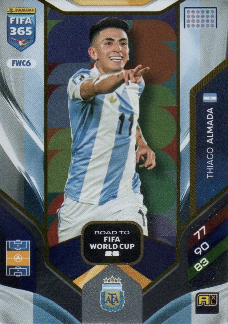 #FWC6: Thiago Almada (Argentina) - Panini FIFA 365 Adrenalyn XL - World Top Clubs 2026