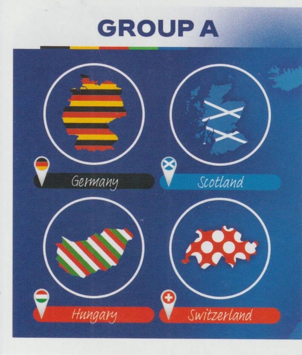 #GA-1: OVERVIEW GROUP A - TOPPS UEFA EURO 2024 GERMANY
