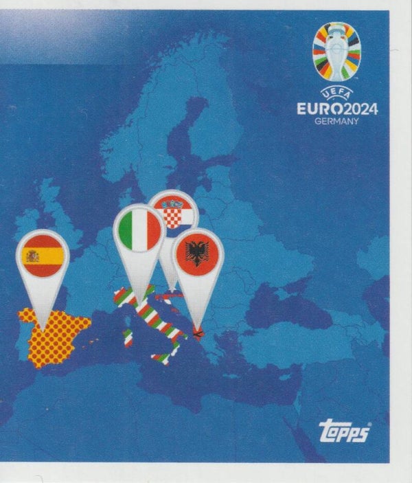 #GB-2: OVERVIEW GROUP B - TOPPS UEFA EURO 2024 GERMANY