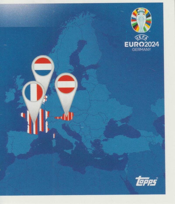 #GD-2: OVERVIEW GROUP D - TOPPS UEFA EURO 2024 GERMANY