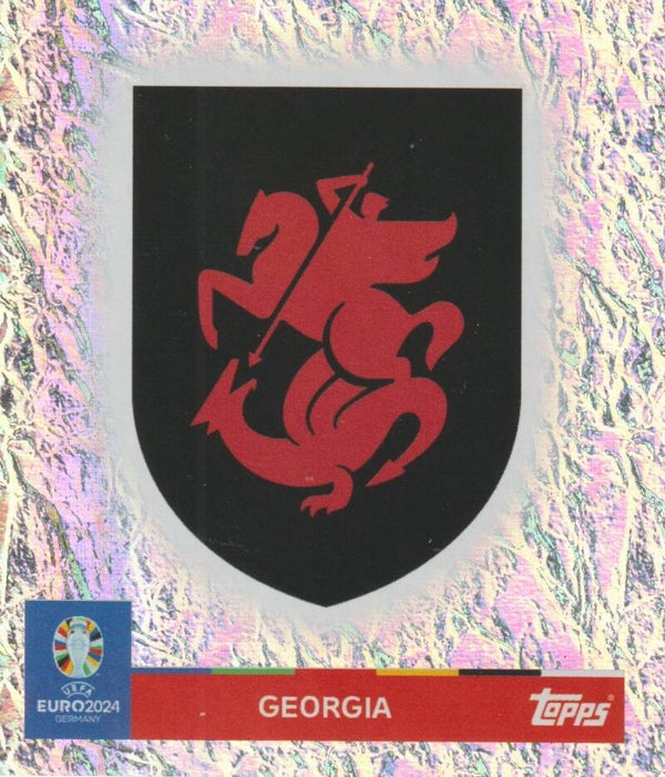 #GEO-1: EMBLEM GEORGIA FOIL - TOPPS UEFA EURO 2024 GERMANY