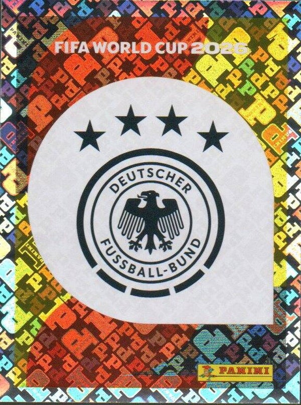 #GER 1: Team Badge (Germany) - Panini FIFA World Cup 2026 Canada, USA, Mexico. USA & Canada Editie