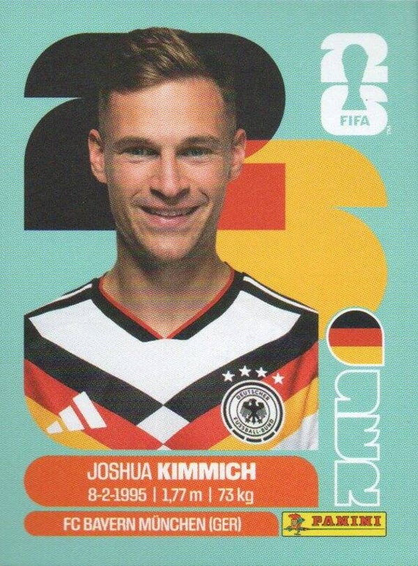 #GER 10: Joshua Kimmich (Germany) - Panini FIFA World Cup 2026 Canada, USA, Mexico. Standaard Editie