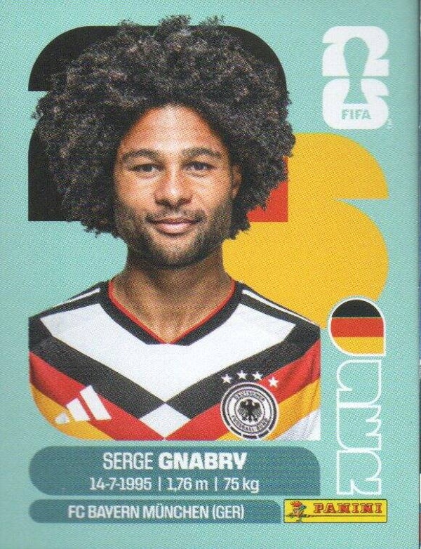 #GER 16: Serge Gnabry (Germany) - Panini FIFA World Cup 2026 Canada, USA, Mexico. Standaard Editie