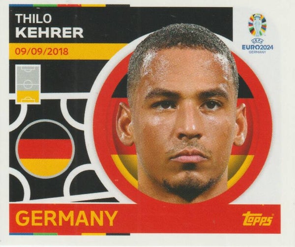 #GER-4: THILO KEHRER (GERMANY) - TOPPS UEFA EURO 2024 GERMANY