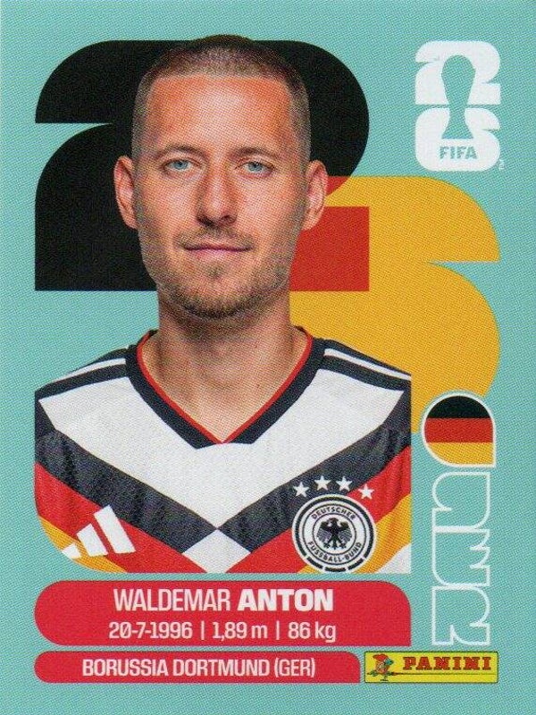 #GER 7: Waldemar Anton (Germany) - Panini FIFA World Cup 2026 Canada, USA, Mexico. Standaard Editie