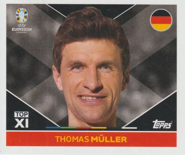 #GER-TOP1: THOMAS MÜLLER (GERMANY) - TOPPS UEFA EURO 2024 GERMANY