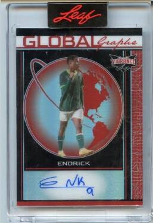#GG-E1: Endrick (Palmeiras) Leaf Vibrance - Global Graphs AUTO 2/2 ROOKIE